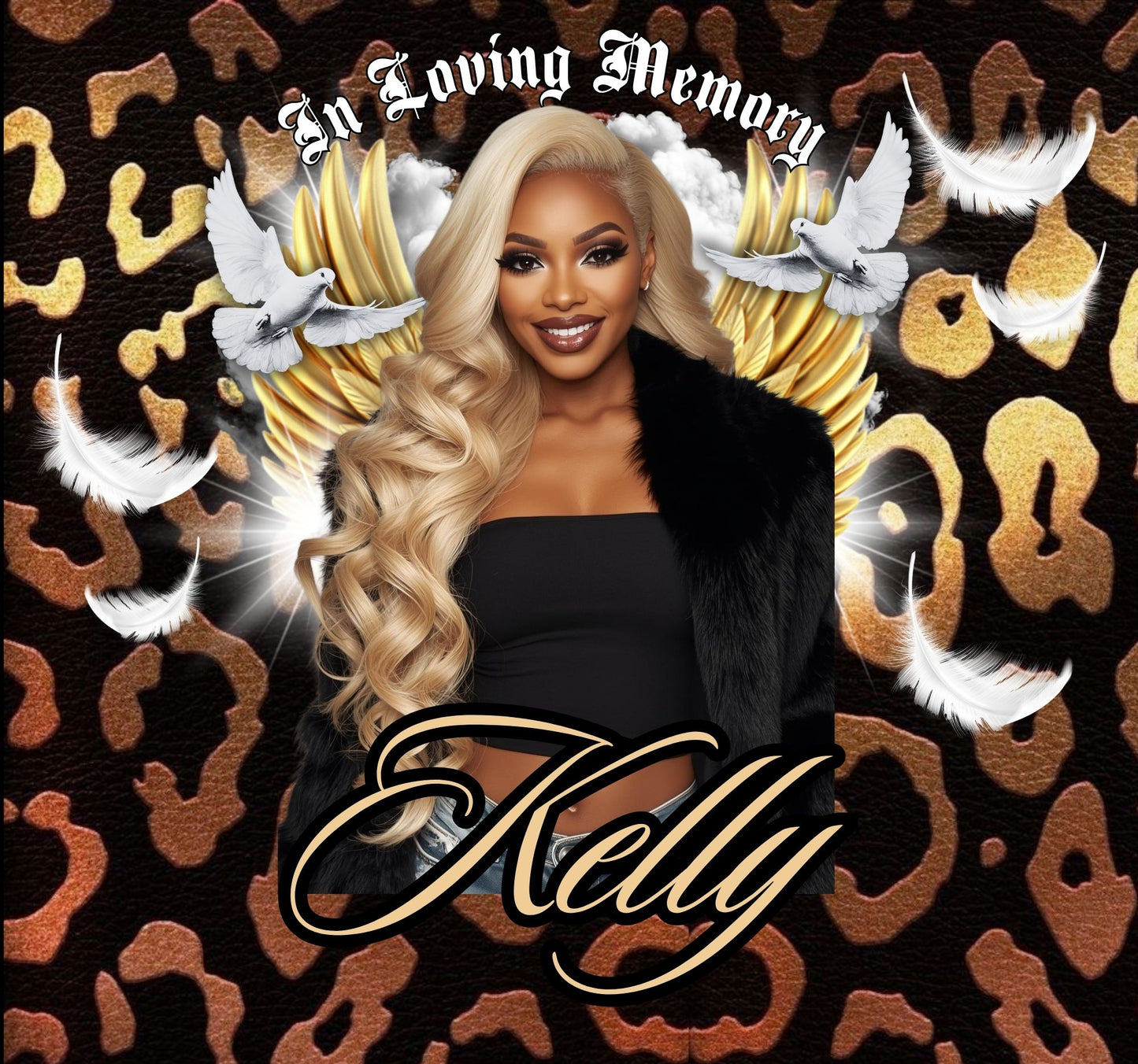 Custom Women's Memorial Candles