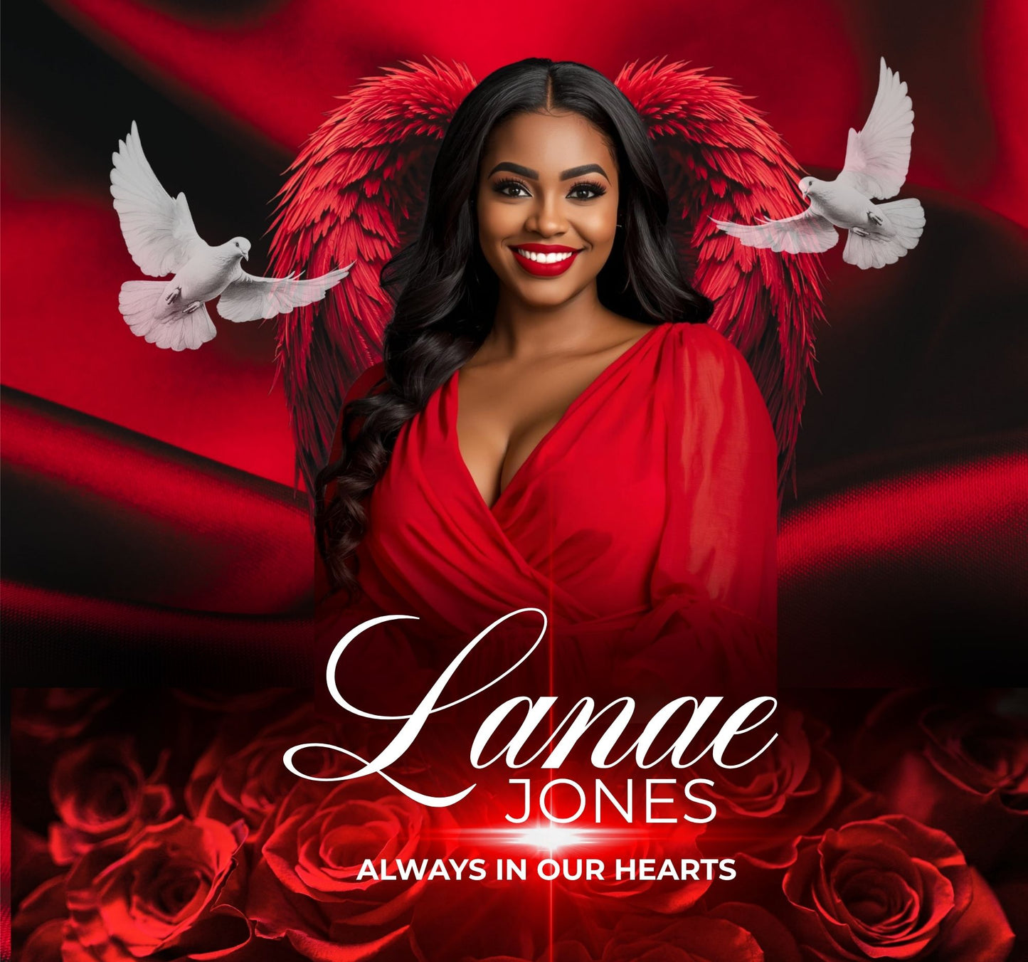 Custom Women's Memorial Candles