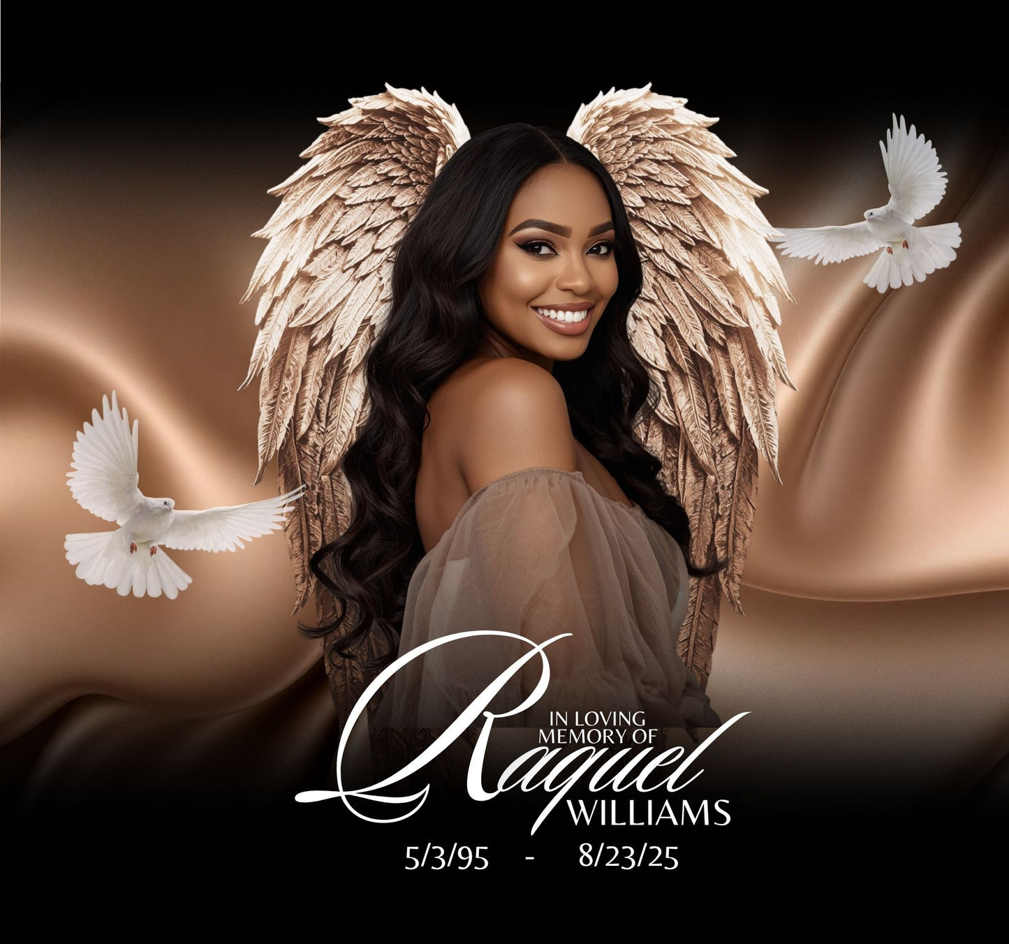 Custom Women's Memorial Candles