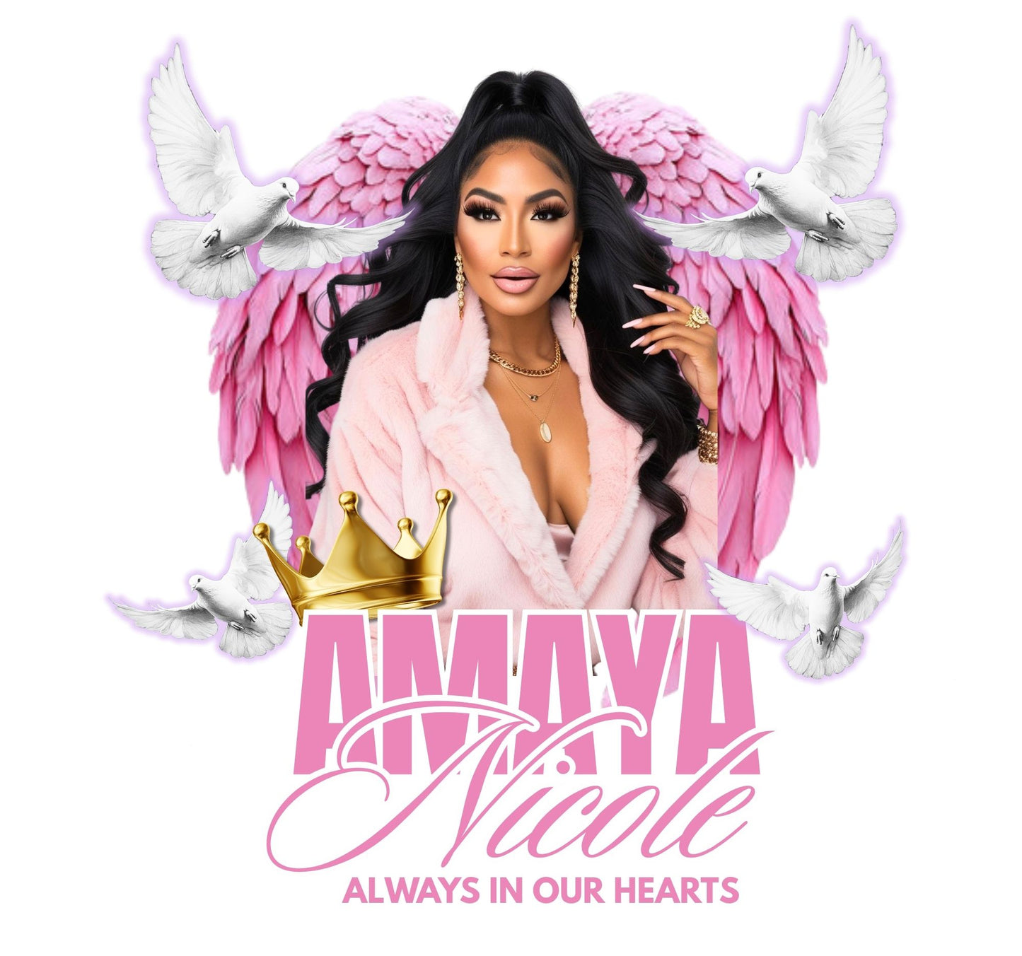 Custom Women's Memorial Candles